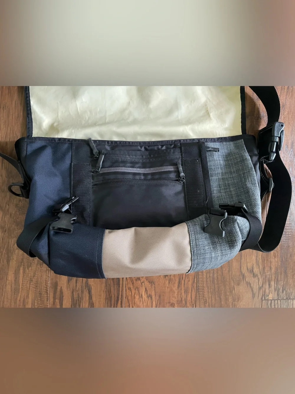 Timbuk2 Messenger Bag in Black, Tan & Gray
